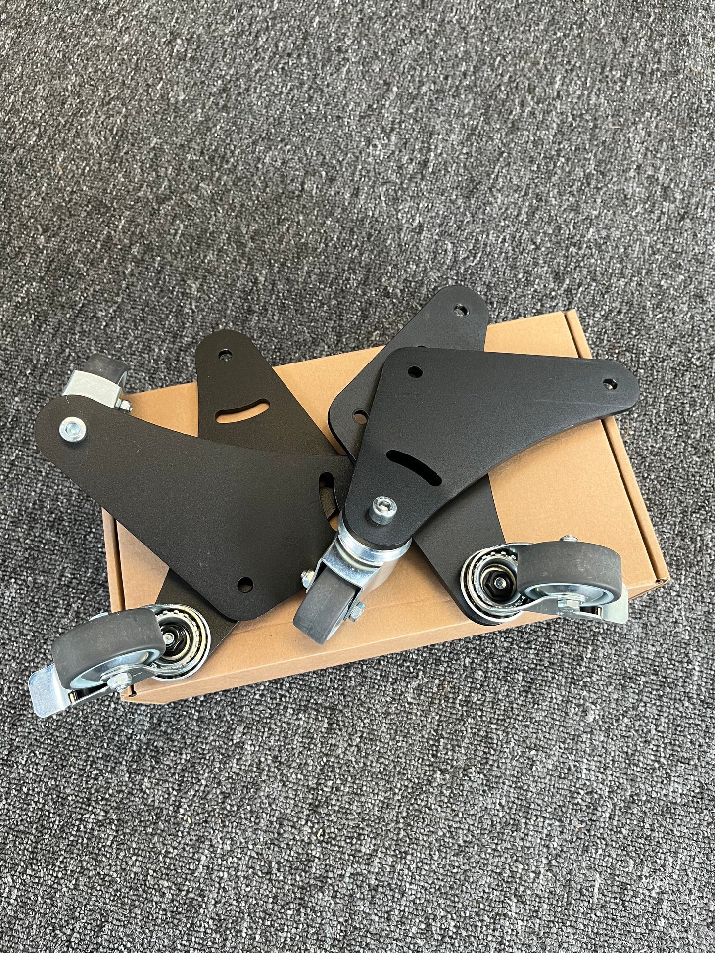 Simulator Cockpit Caster Wheels & Brackets